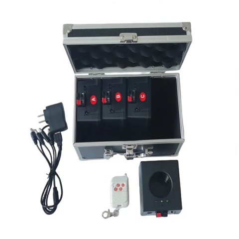 Sistem profesional wireless pentru declanșare artificii, tip vulcan,  4 console [1]