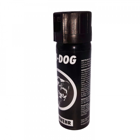 Spray cu piper IdeallStore®, Tier Defence, dispersant, auto-aparare, 63 ml, negru [1]