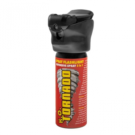 Spray cu piper IdeallStore®, Tornado KO, lanterna LED, jet, auto-aparare, 50 ml [1]