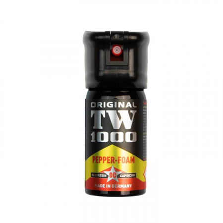 SPORT & TIMP LIBER - Spray cu piper IdeallStore®, TW-1000 Foam, spuma, auto-aparare, negru, 40 ml