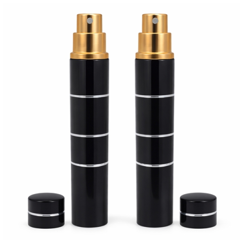 SPORT & TIMP LIBER - Set doua spray-uri cu piper, dispersant, auto-aparare, 20 ml, negru