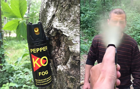 Spray cu piper Pfeffer KO, dispersant, auto-aparare, prindere curea, 50 ml [3]