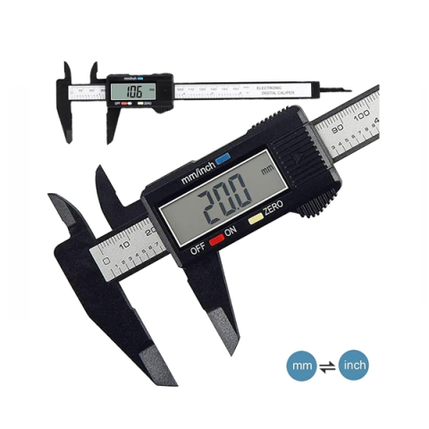 Subler digital electronic 150 mm, DEPOX®, afisaj LCD, instrument profesional de masurare precisa, negru [3]