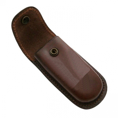 Toc tactic pentru briceaguri IdeallStore®, Tactical Cover, piele naturala, 14 cm, maro [2]