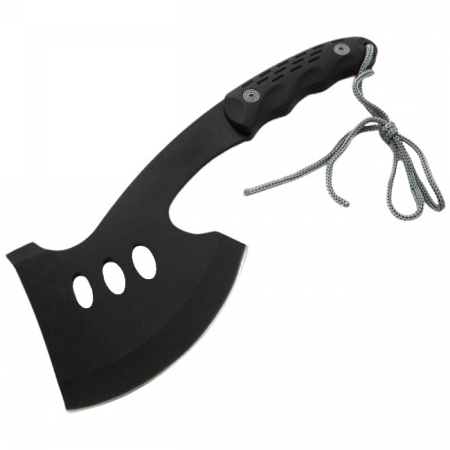 Topor camping - Topor Ideallstore®, Little Celtic, otel inoxidabil, negru, 25 cm, teaca inclusa