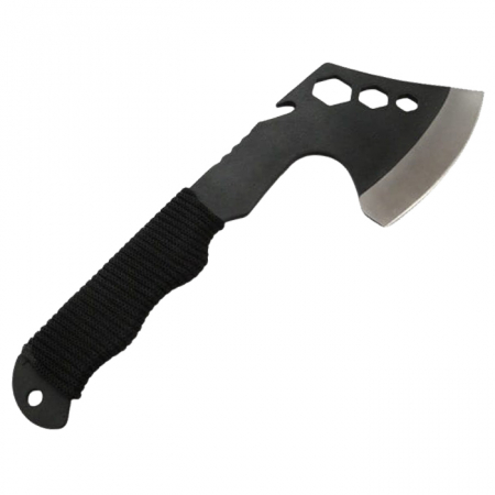 Topor Ideallstore®, Little Viking, otel inoxidabil, negru, 26 cm, teaca inclusa [3]