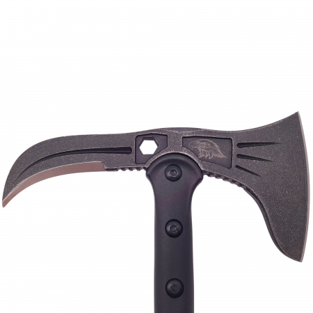 Topor Ideallstore®, Tactical Adventure, otel inoxidabil, negru, 41 cm, teaca inclusa [3]