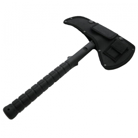 Topor Ideallstore®, Tactical Adventure, otel inoxidabil, argintiu, 41 cm, teaca inclusa [10]