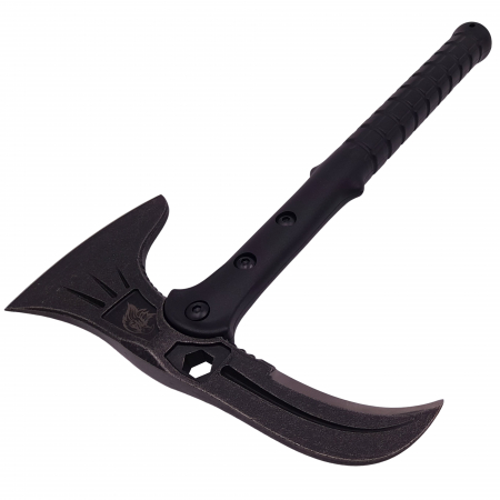 Topor Ideallstore®, Tactical Adventure, otel inoxidabil, negru, 41 cm, teaca inclusa [2]