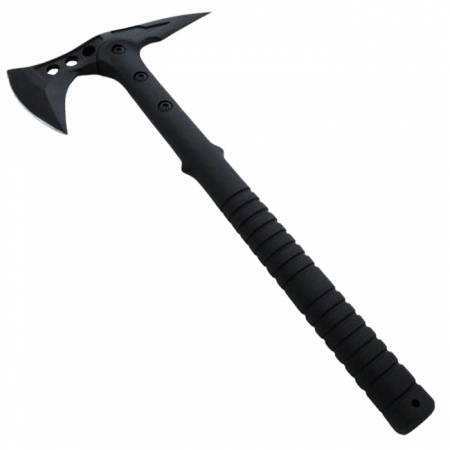 Topor Ideallstore®, Tactical Spirit, otel inoxidabil, negru, 40 cm, teaca inclusa [1]
