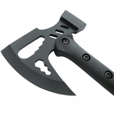 Topor Ideallstore®, Unleashed Viking, otel inoxidabil, negru, 42 cm, teaca inclusa [2]