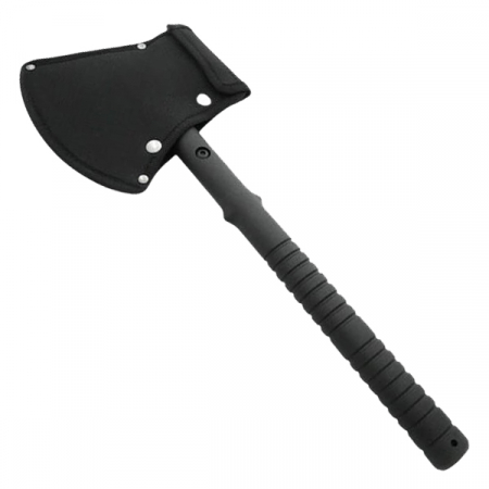 Topor Ideallstore®, Unleashed Viking, otel inoxidabil, negru, 42 cm, teaca inclusa [7]