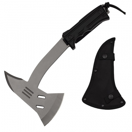Topor camping - Topor Ideallstore®, Wrath Of Scotland, otel inoxidabil, gri, 33 cm, teaca inclusa