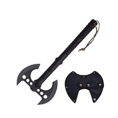 Topor multifunctional, tais dublu, 40 cm, negru [1]