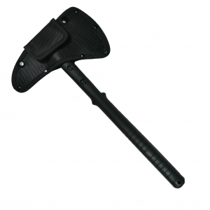 Set topor si briceag de vanatoare DEPOX®, 39 cm/23 cm, maro/negru, otel inoxidabil [4]