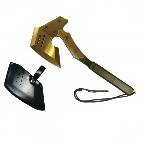 SPORT & TIMP LIBER - Topor survivor, IdeallStore®, 40 cm, auriu