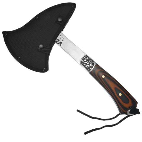 Topor vanatoare, Wolf Wood, otel inoxidabil, 33 cm, teaca inclusa [2]