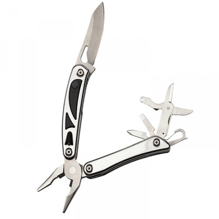SPORT & TIMP LIBER - Unealta multifunctionala IdeallStore®, Pliers Grip, otel inoxidabil, 23.5 cm, argintiu
