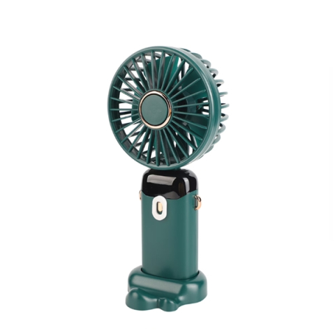 Accesori casa & gradina - Ventilator portabil USB reîncărcabil, DEPOX®, silențios cu 5 trepte de viteză, verde