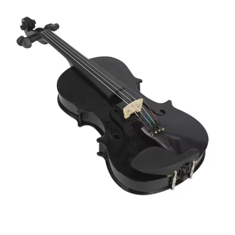 Vioara Clasica 1/4 DEPOX®, 48 cm, Lemn, Arcus, Cutie de Transport si Sacaz, Negru [1]