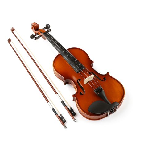 Vioara clasica din lemn 1/2 si arcus 1/8 suplimentar, DEPOX®,  toc inclus [1]