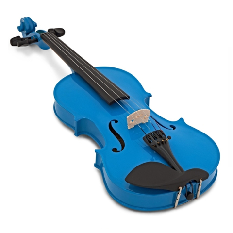 Vioara Clasica 1/2 DEPOX®, 52 cm, Lemn, Arcus, Cutie de Transport si Sacaz, Albastra [1]