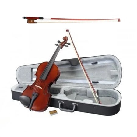 Viori - Vioara clasica din lemn 3/4 IdeallStore® ,doua arcusuri, toc inclus