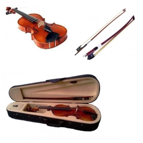 Viori - Vioara clasica din lemn 1/4 toc inclus + arcus 1/4 extra