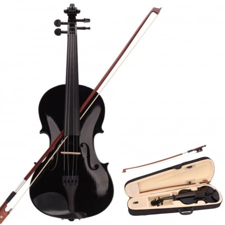Viori - Vioara clasica, Lemn, Marime 4/4, 1 arcus 1/2 si un arcus 4/4, toc inclus