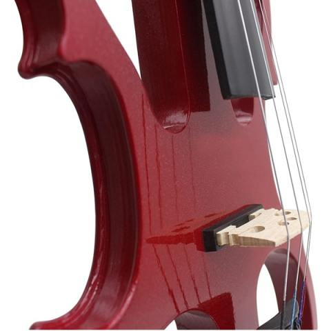 Vioara electrica 4/4, lemn, visiniu [3]