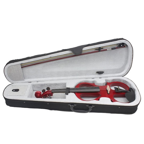 Vioara electrica 4/4, lemn, visiniu [5]