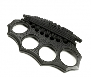 Set patru rozete DEPOX®, snur, negru, 12 cm [2]