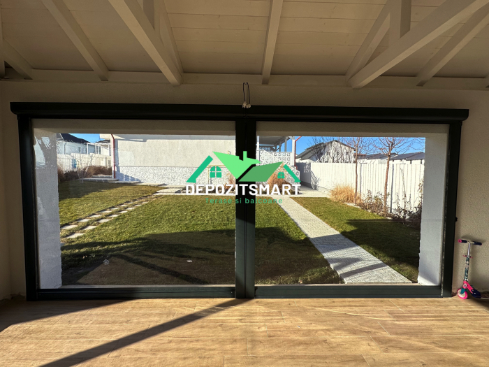 Rulou transparent in caseta si ghidaje din aluminiu [3]