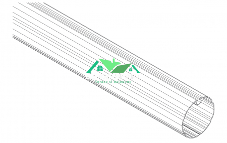 Componente inchideri terase - Ax rotund 70 mm pentru rulouri si copertine