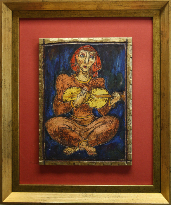 Carol PLEȘA, Femeie cu mandolină [2]