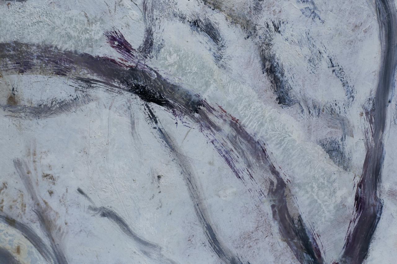 SZÉCZI András, Peisaj de iarnă cu copaci, 1980 [2]