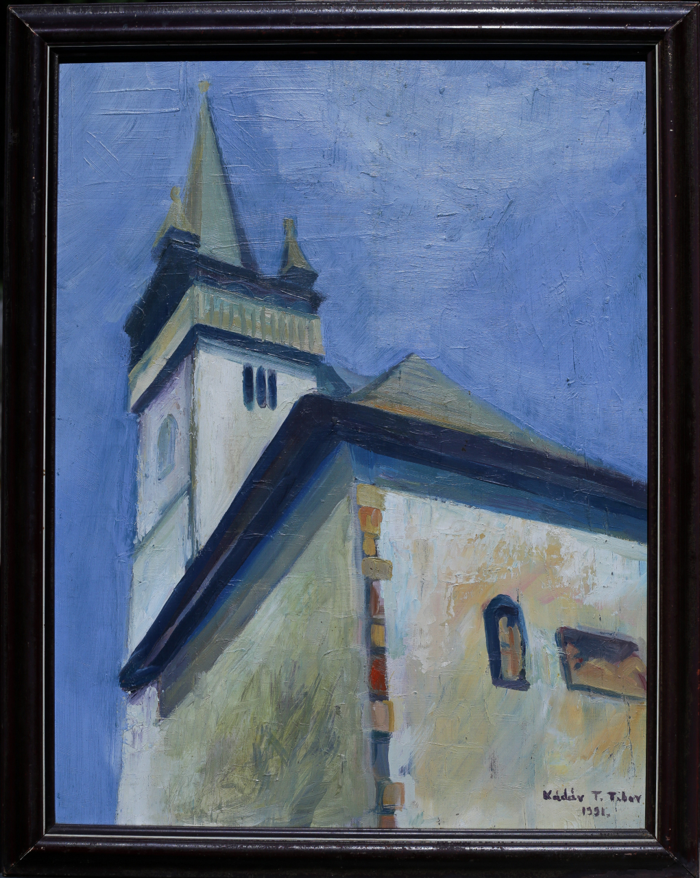 KÁDÁR T. Tibor, Church from Mănăstireni, 1991 [4]