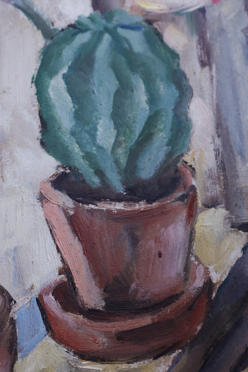 HAJÓS Imre László, Natură statică cu gladiole, 1954 [2]