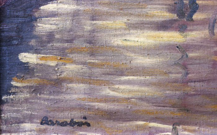 BARABÁS Márton I MÁRKUSFALVI, Peisaj cu râu la apus [2]