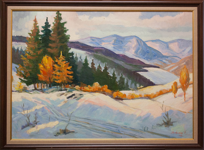 Imre DRÓCSAY, Peisaj de iarnă timpurie, 1963 [5]