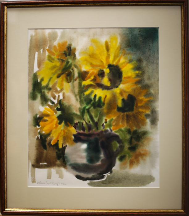 Octavia ȚARĂLUNGĂ, Still Life with Sunflowers, 1987 [2]
