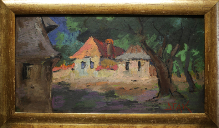 DEÁK János, Peisaj rural cu case [3]