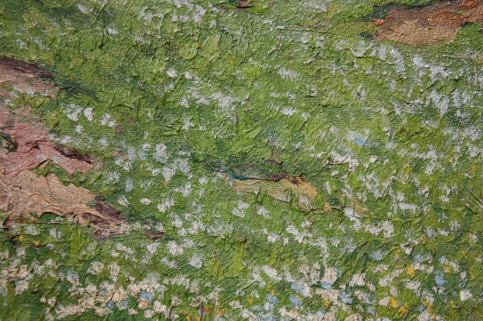 TÓTH J. Péter, Peisaj de primăvară cu deal înflorit și copaci, 1930 [3]