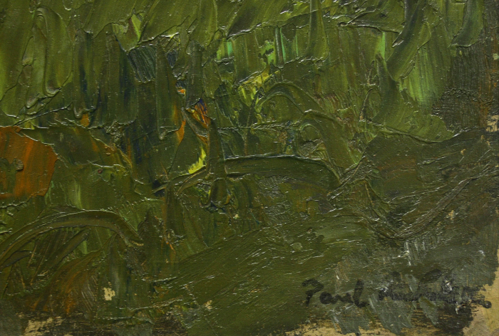Paul RĂDULESCU, Mountain Landscape with Wooden Church [2]