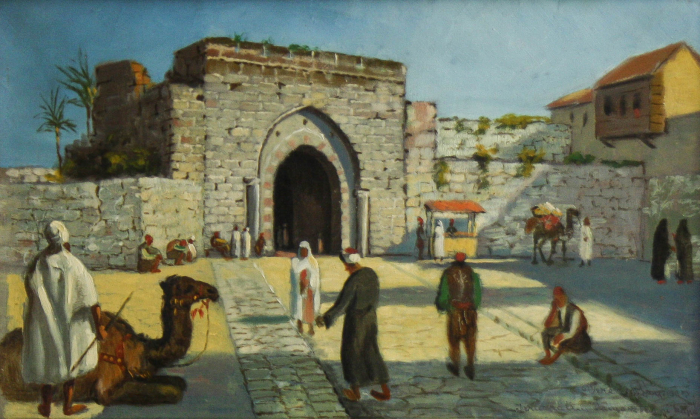 VERESS Géza, Peisaje din Țara Sfântă, 2 lucrări, 1925 [1]