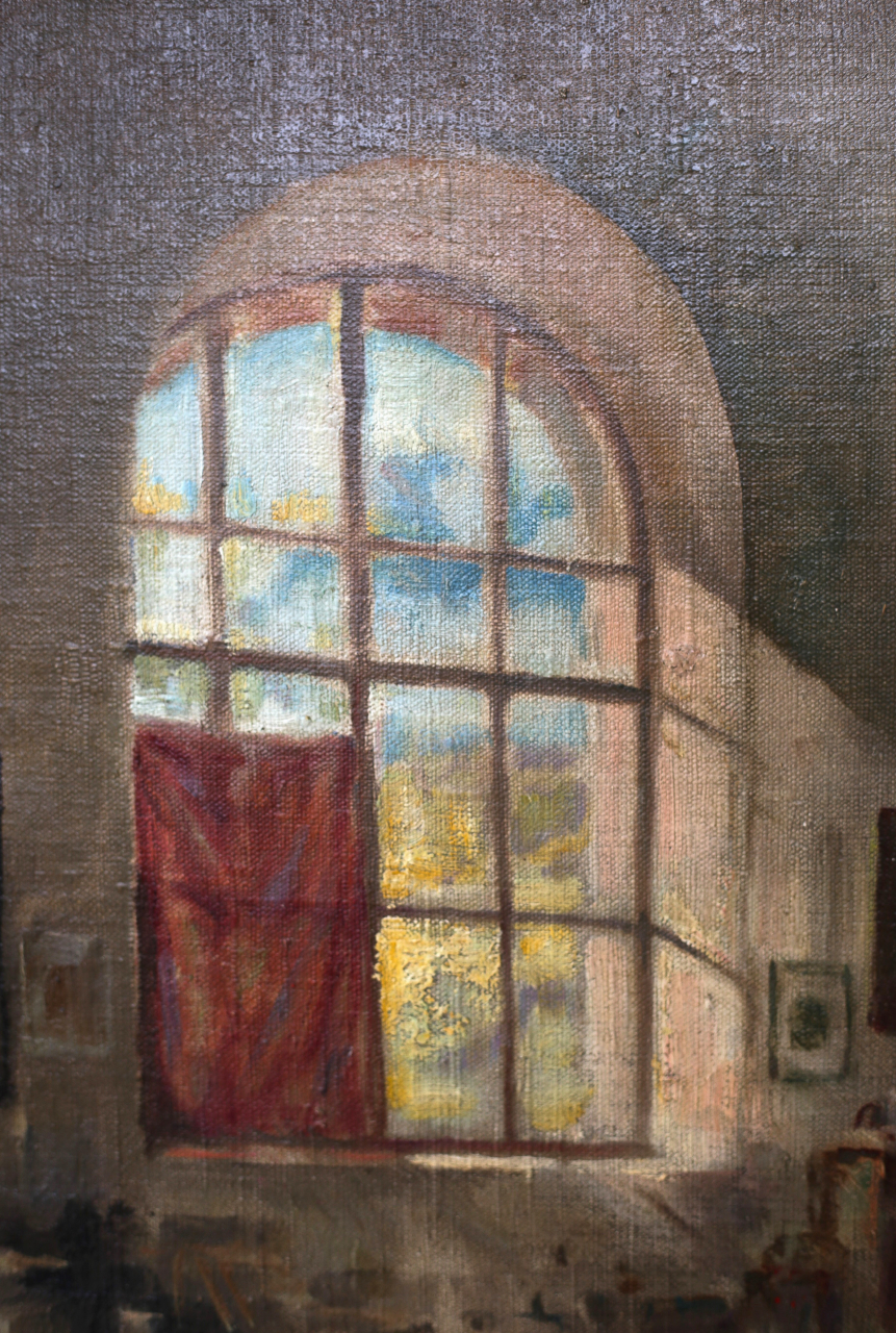 PÉCZELY Antal, Lectură în interior burghez [4]