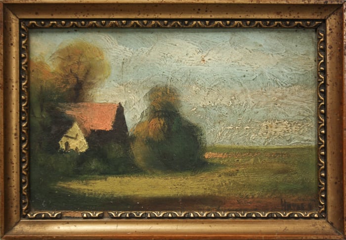 HAVAS Béla, Peisaje rurale, 2 lucrări miniaturale [6]