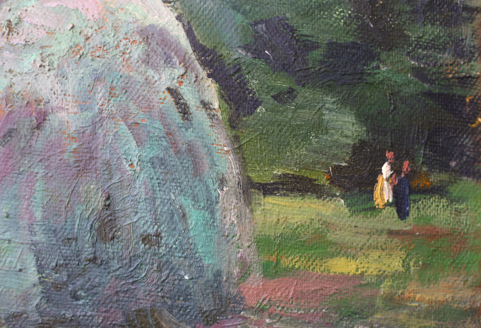 BALLA József, Landscape with Haystack [2]