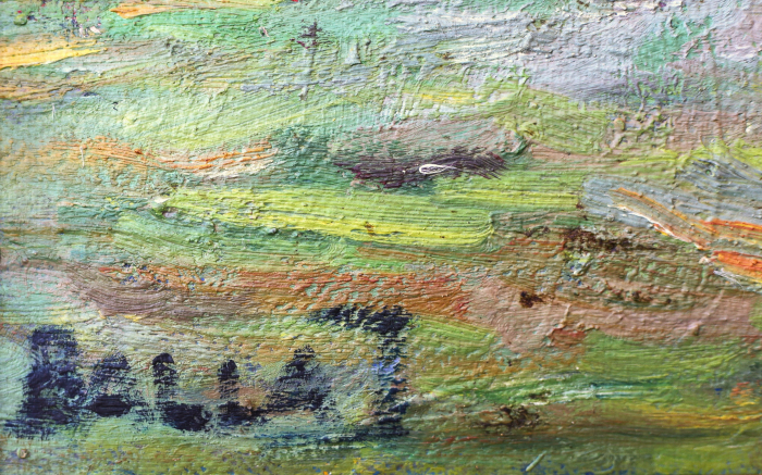 BALLA József, Landscape with Haystack [4]