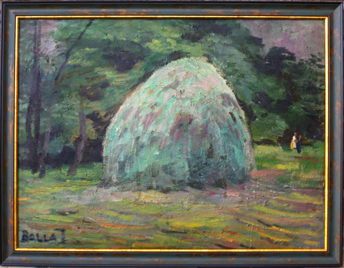 BALLA József, Landscape with Haystack [5]